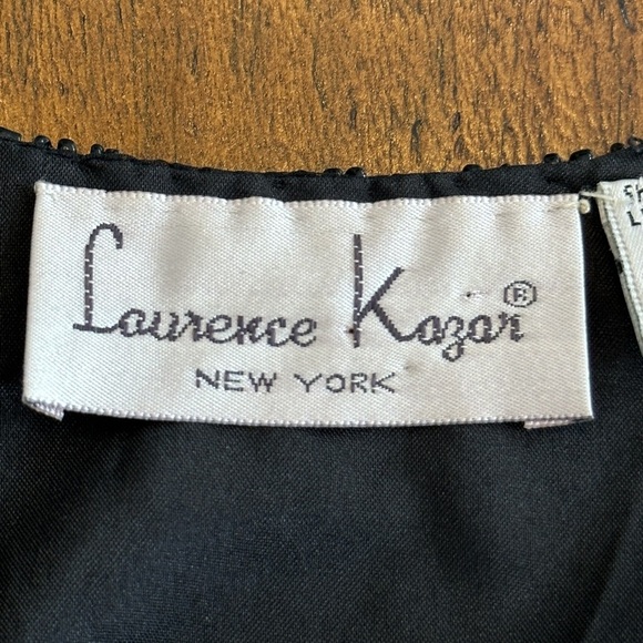 Laurence Kazar | Vintage Black Beaded Silk Jacket - Picture 5 of 8